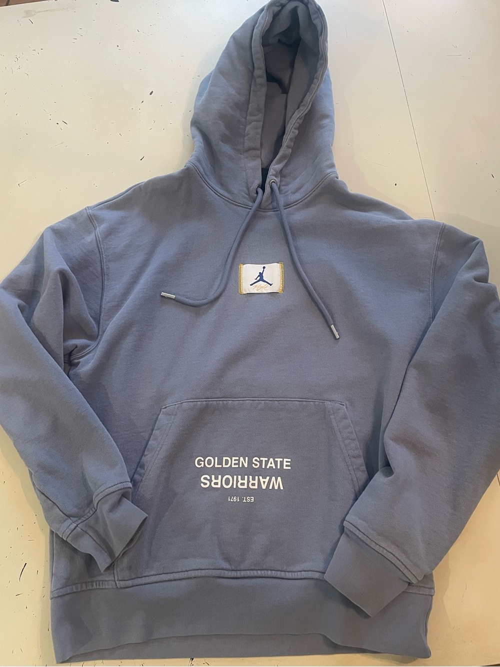 Jordan Golden State Warriors Slate Blue Hoodie